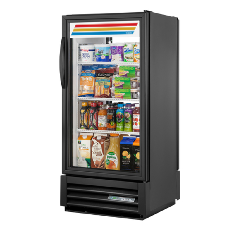Réfrigérateur commercial True Refrigeration GDM-10PT-HC~TSL01, 63 cm, avec portes vitrées traversantes