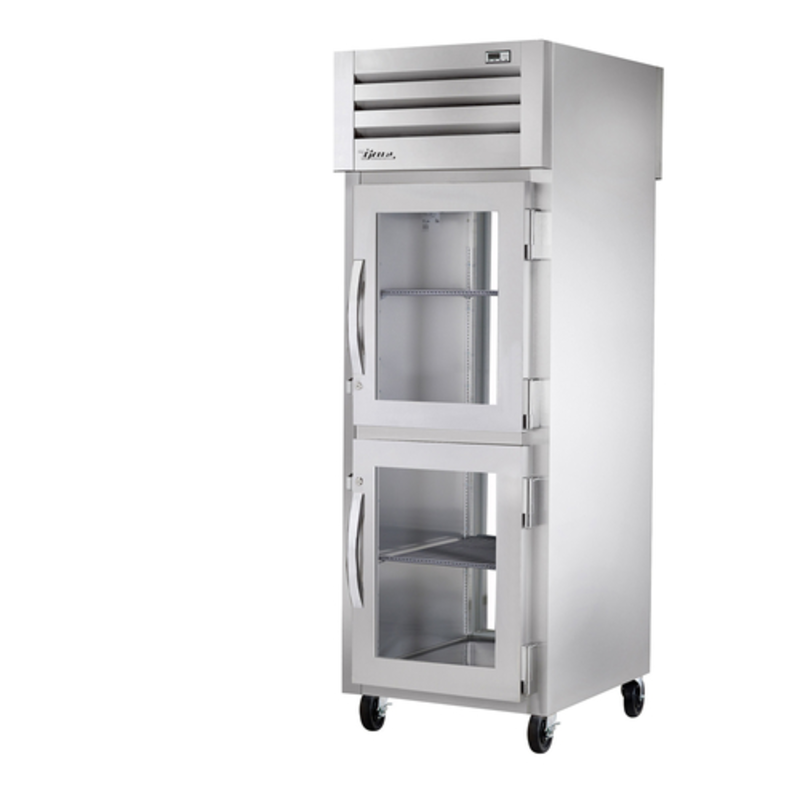 True STA1RPT-2HG-1G-HC 27.5-Inch Glass Door Pass-Thru Commercial Refrigerator