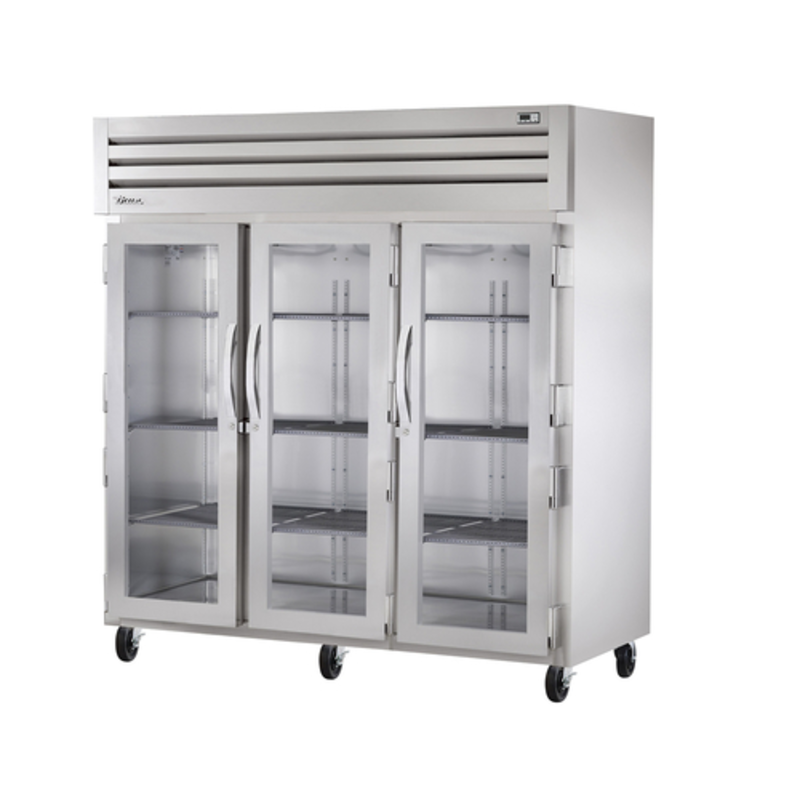 Réfrigérateur Commercial Vitré à Trois Portes Battantes True STA3R-3G-HC - 197.5 cm