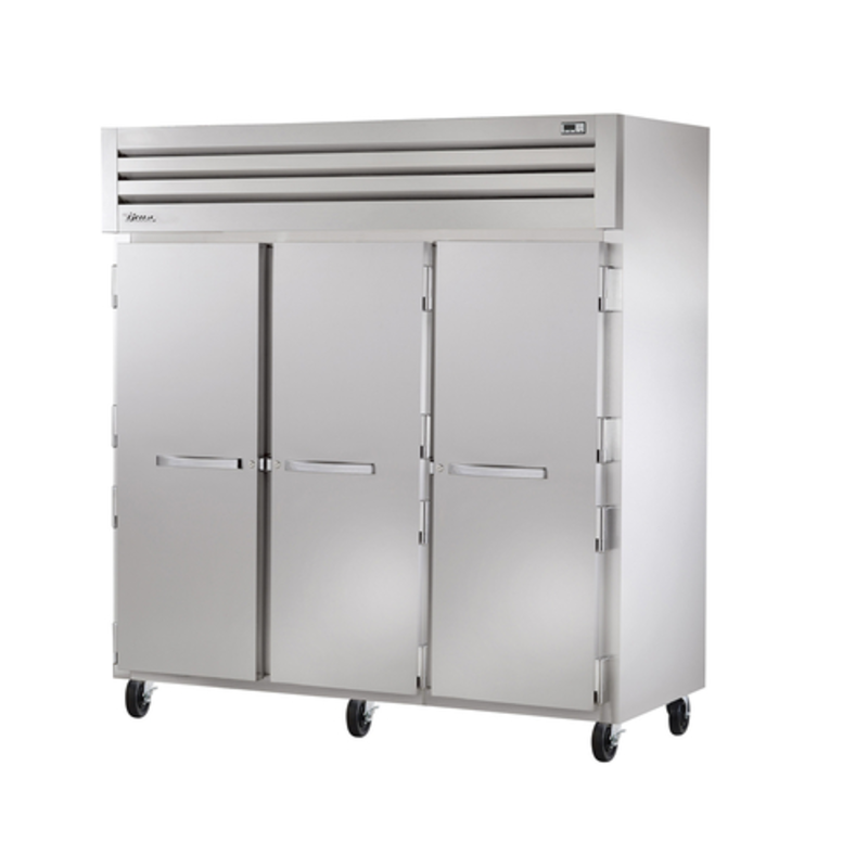 True SPEC SERIES STR3R-3S-HC Réfrigérateur Commercial 3 Portes Pleines en Acier Inoxydable de 197,5 cm
