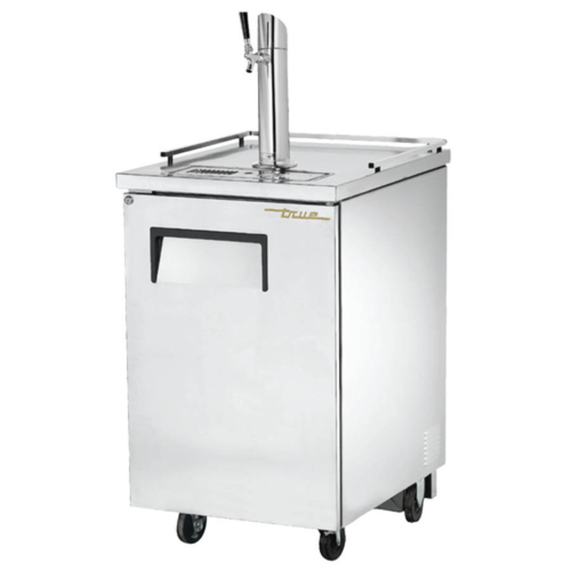 True Refrigeration TDD-1-S-HC 23.5" Stainless Steel Direct Draw Kegerator