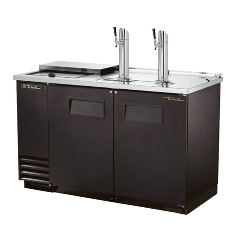 True TDD-2CT-HC Distributeur de bière pression de type Club Top, 2 fûts, 150 cm