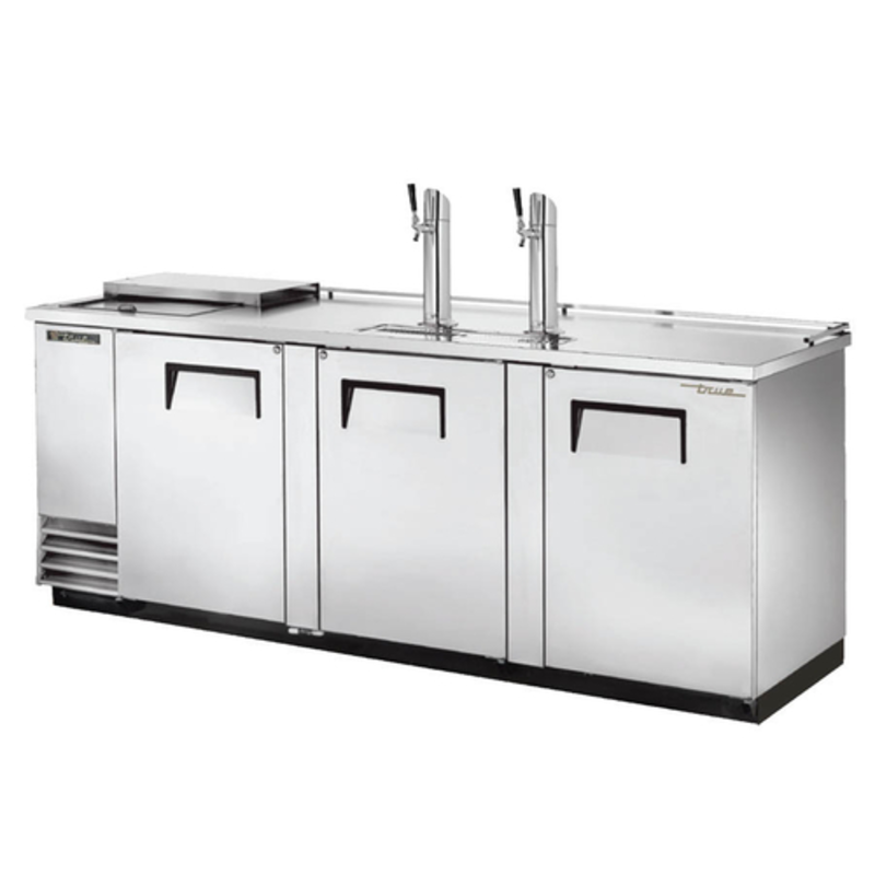 True TDD-4CT-S-HC 90.38" Stainless Steel Club Top Draft Beer Dispenser