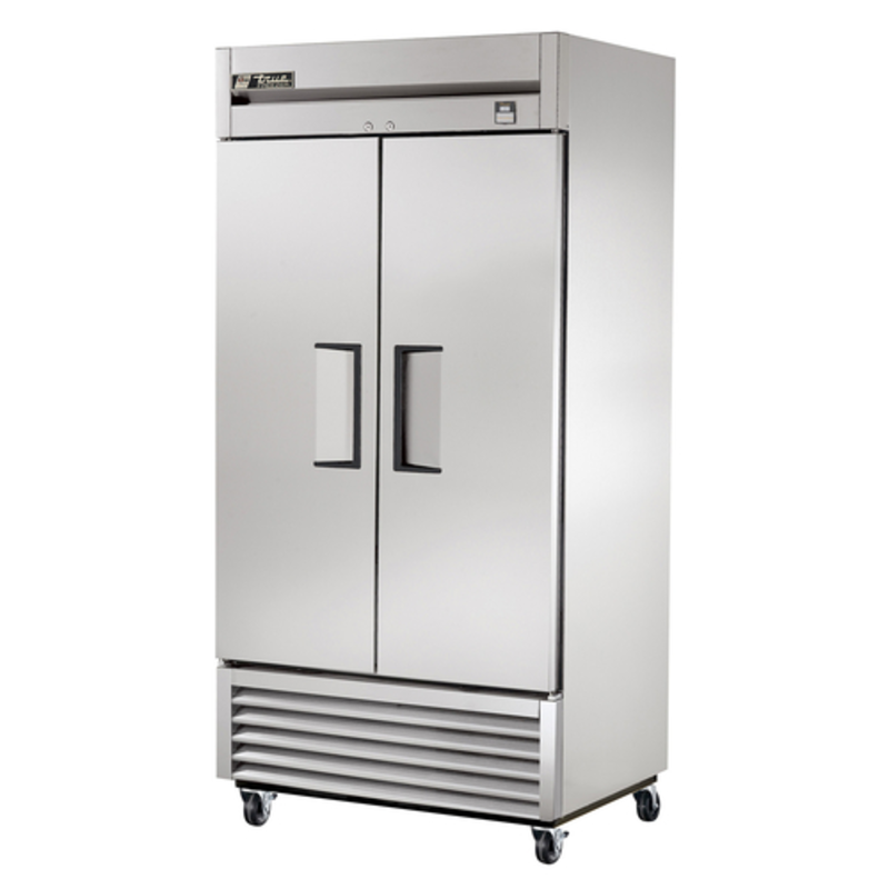 Congélateur commercial True TS-35F-HC à deux sections et porte pleine de 99,06 cm
