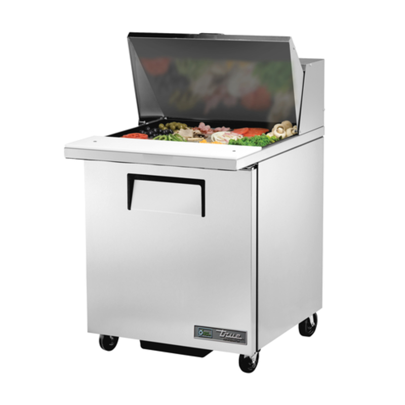Table de préparation de sandwichs et salades mega top True TSSU-27-12M-C-HC de 27 pouces