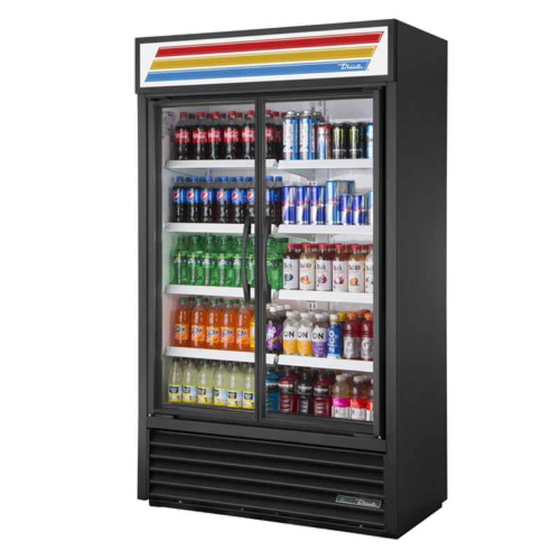 Réfrigérateur commercial à deux portes vitrées True TVM-48-HC~VM01 47 pouces