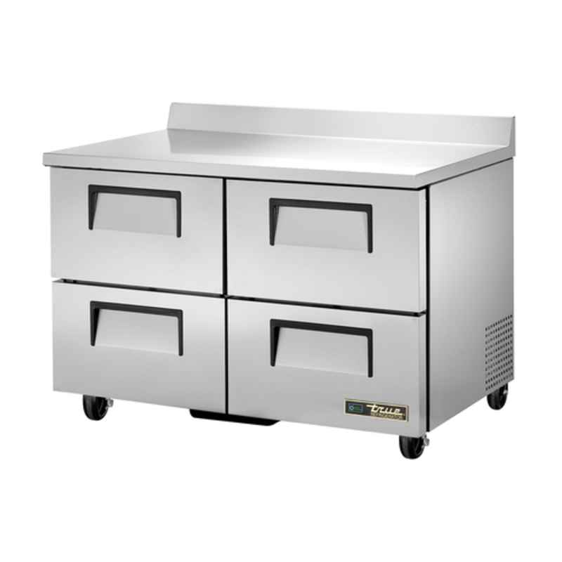 True 48-Inch 4-Drawer Commercial Worktop Refrigerator TWT-48D-4-HC