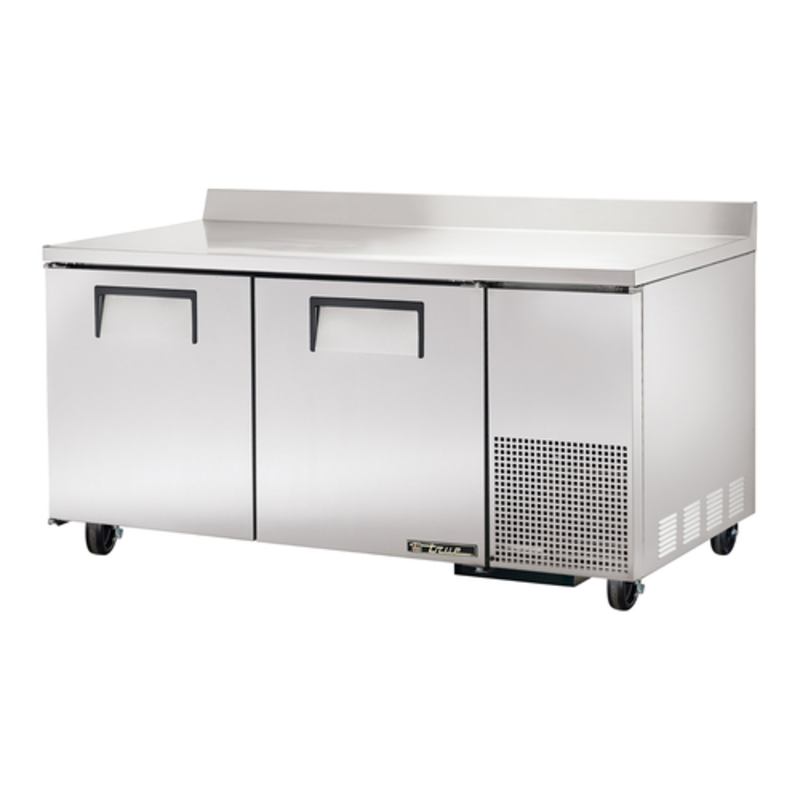 Réfrigérateur de plan de travail à porte pleine True TWT-67-HC de 170,8 cm