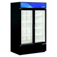 Habco SF46HCBXM 47.5-Inch Two-Section Glass Door Merchandising Freezer