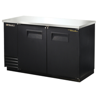 True Refrigeration TBB-2-HC 59-Inch Two-Section Solid Door Back Bar Cooler
