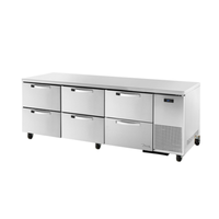 True Refrigeration TUC-93D-6-HC~SPEC3 93-Inch Spec Series 6-Drawer Undercounter Cooler