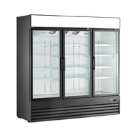 Ancaster Food Equipment AFE-G60 78.3-Inch Three-Door Glass Merchandiser Refrigerator