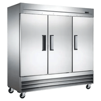 Ancaster Food Equipment AFE SF72 Congélateur commercial trois portes 81 pouces, 72 pi³