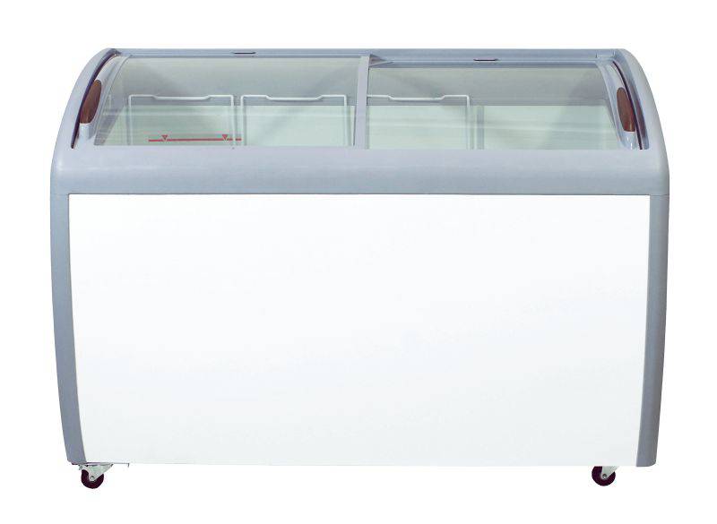 XS-360YX Curved Glass Top Chest Freezer - 50" Width