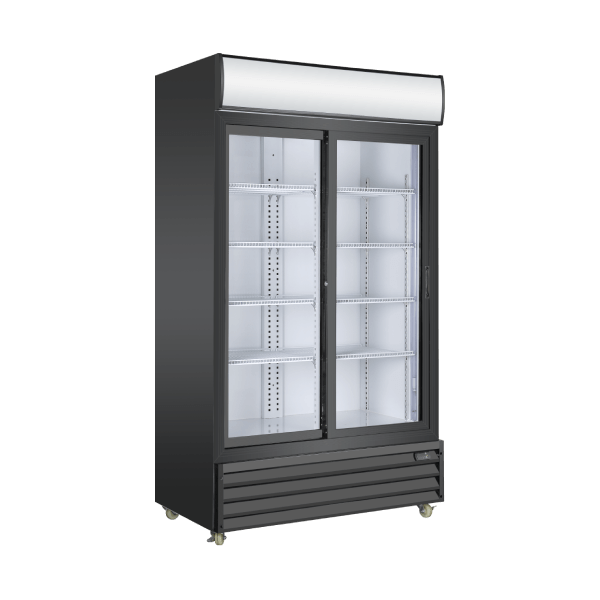 P800WA Two Sliding Glass Door Refrigerator - 40" Width
