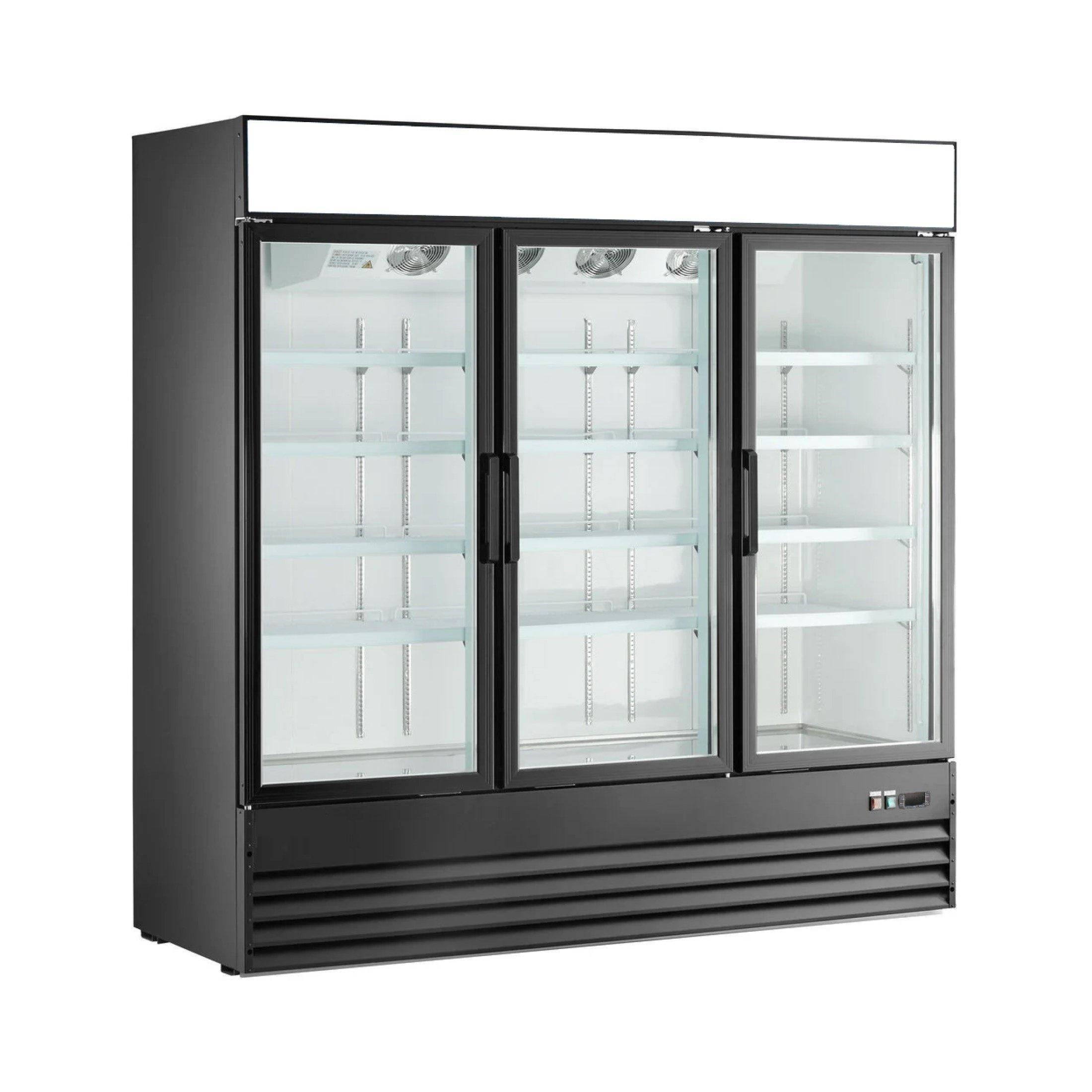 SG1.9L3-HC Three Glass Door Refrigerator - 78" Width