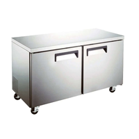 Ancaster Food Equipment UCR-60 15 Cu. Ft. Two-Door Undercounter Refrigerator (60.3-Inch)