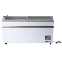 Ancaster Food Equipment XS-500YX 17.7 Cu. Ft. Glass Door Novelty Chest Freezer