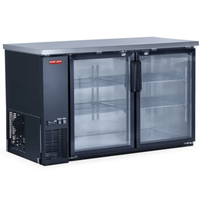 New Air NBB-60-SG 59-Inch Commercial Glass Door Back Bar Cooler