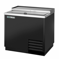 True Refrigeration TD-36-12-HC 36-Inch Black Horizontal Deep Well Beverage Cooler