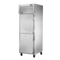 True STG1F-2HS-HC 27.5-Inch Single-Section Reach-In Freezer with Two Half Doors