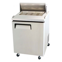 Réfrigérateur de préparation de sandwichs et salades à dessus mega EFI CMDR1-27VC-L 27,5 pouces