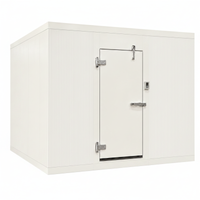 8x8 Walk in Cooler Kit with Cam-Lock Panels and Monoblock Cooling Unit