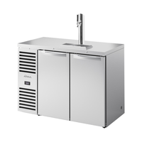 True Refrigeration 48" Outdoor-Rated Stainless Steel Draft Beer Dispenser TDR48-RISZ1-L-S-SS-1