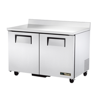 True TWT-48F-HC 48" Commercial Solid Door Worktop Freezer