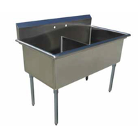 EFI SI818-2NC-E Commercial 39-Inch Double Compartment Prep Sink
