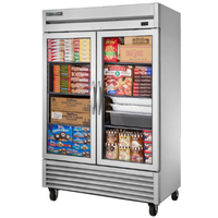 True Refrigeration T-49FG-HC~FGD01 54-Inch Double Glass Door Reach-In Freezer