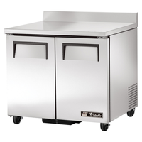 True TWT-36-HC 36-Inch 2-Door Commercial Worktop Refrigerator