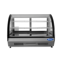 Atosa CRDC-46 35.5-Inch Refrigerated Countertop Merchandiser with Curved Glass
