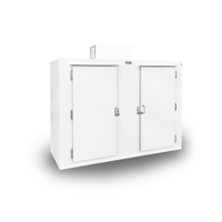 Congélateur commercial S85F-No_Shelves Leer, 2 portes pleines, 84 po, 80 pi³