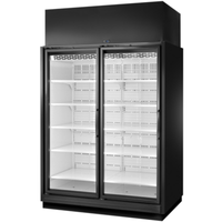 True Refrigeration 65.5-Inch Double Glass Door Retail Freezer Merchandiser TRM2L-YY-BLK-WHT-1BLKRR-4