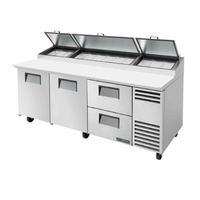 True TPP-AT2-93D-2-HC 93-Inch 2-Door 2-Drawer Commercial Pizza Prep Table