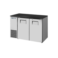 True Refrigeration 48" Stainless Steel Solid Door Back Bar Cooler - TBB24-48-2S-Z1-BST-S-1