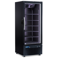 Minus Forty 22-USGF-F2-BK-BI 30-Inch Single Glass Door Merchandising Freezer - Black