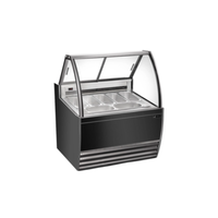 EFI FIGCB-4252 41.4" Curved Front Gelato Display Case - 7 Pan Capacity