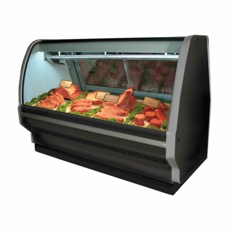Howard-McCray SC-CMS40E-4C-BE-LED 51.5-Inch Curved Glass Red Meat Service Case