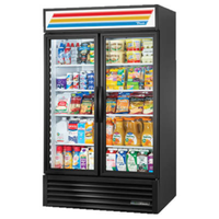 True GDM-43-HC~TSL01 47-Inch Double Glass Door Commercial Display Refrigerator