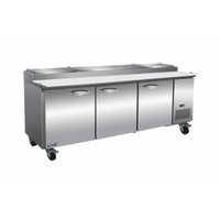 IKON IPP94 94-Inch 3-Door Commercial Pizza Prep Table