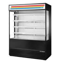 True TOAM-60GS-HC~TSL01 60-Inch Vertical Air Curtain Merchandiser with Glass Sides