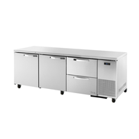 True TUC-93D-2-HC~SPEC3 93-Inch SPEC SERIES Deep Undercounter Refrigerator with Doors and Drawers