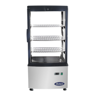 Atosa DSRC-28 2.8 Cu. Ft. 4-Sided Glass Countertop Refrigerated Display Case