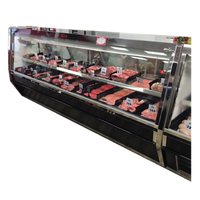 Howard-McCray SC-CMS40E-10-BE-LED 124.5-Inch Black Red Meat Display Case