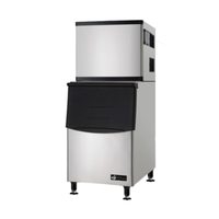 EFI Versa Chill IM-500 500 lb. Air-Cooled Full Cube Ice Machine with 400 lb. Bin