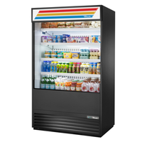 True TOAM-48-HC~TSL01 48" Vertical Air Curtain Open Merchandiser