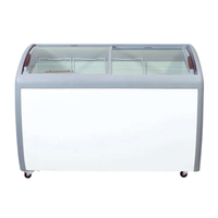 Ancaster Food Equipment XS-360YX 9.2 Cu. Ft. Glass Top Novelty Display Freezer