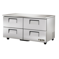 True 60-Inch 4-Drawer Undercounter Refrigerator TUC-60D-4-HC